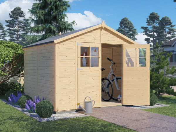 Abri de jardin Osterfeld 4 19 mm naturel