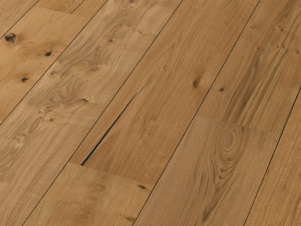 Parquet Lindura « HD 400 » décor chêne authentic, brossé, lame large 8915
