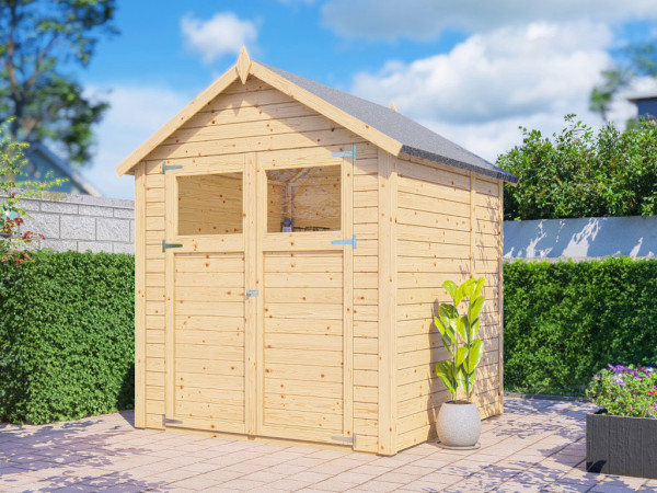 Abri de jardin Sylta 2 14 mm naturel