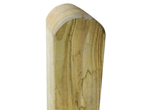 Poteaux en pin KDI avec tête ronde 190 cm de longueur