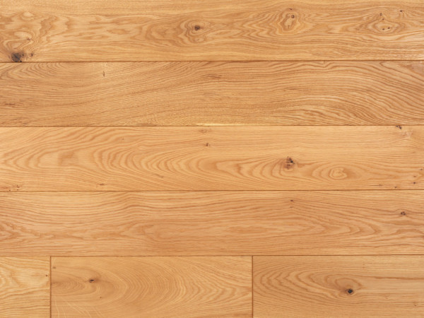 Lame en bois massif chêne naturel brossé huilé naturel