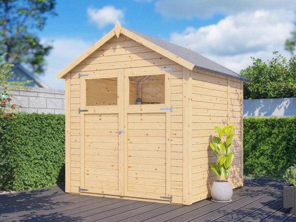 Abri de jardin Sylta 2 14 mm naturel