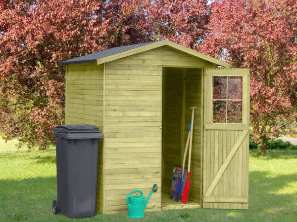 Abri outils de jardin Frankfurt T. 2 14 mm, traité par autoclave