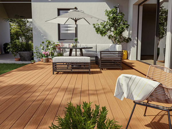 L’illustration montre une lame de parquet avec une surface traitée ; les lames livrées présentent des caractéristiques naturelles du bois.