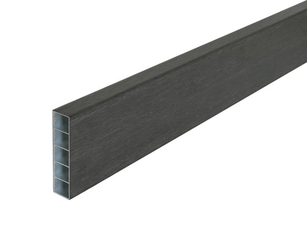 WPC Profilé rhombique quadruple oak Co Extrudé