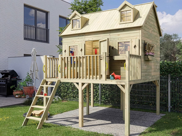 Cabane sur pilotis en bois autoclave “Madrid”