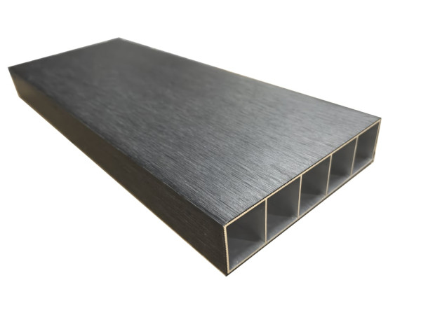 WPC Profilé rhombique quadruple oak Co Extrudé