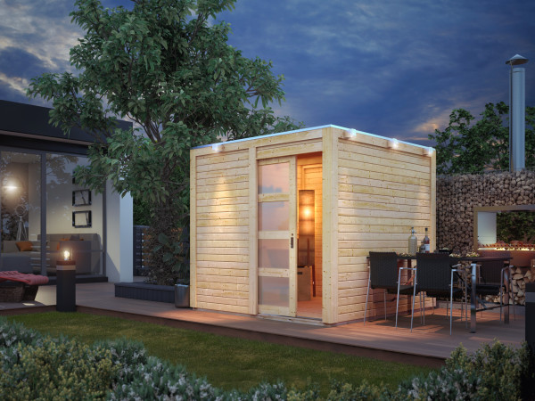 Abri de jardin Cubino 19 mm naturel