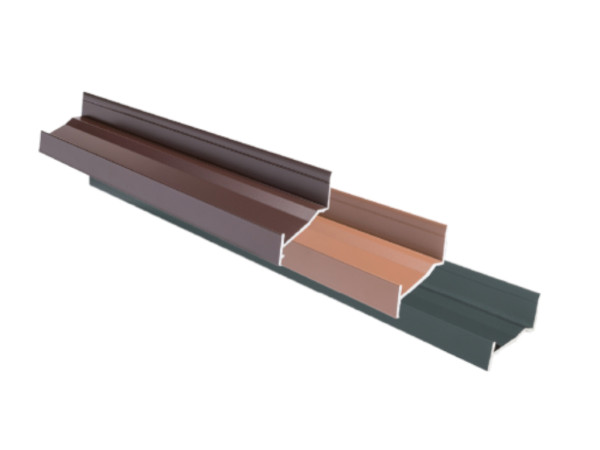 Profil de départ/fin anthracite, aluminium thermolaqué