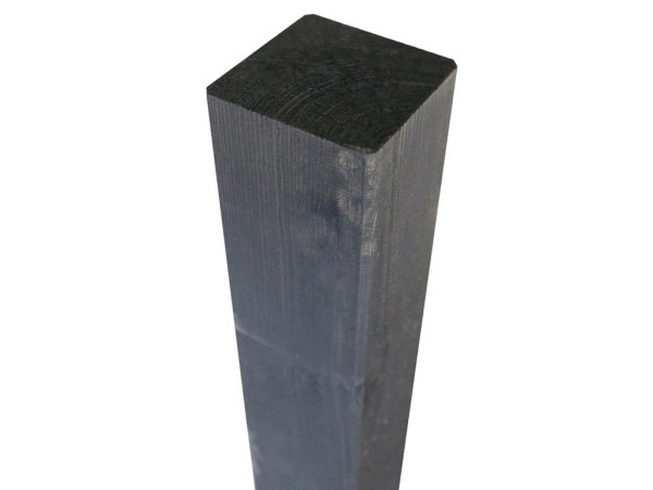 Poteau en pin raboté lasuré gris 180 cm