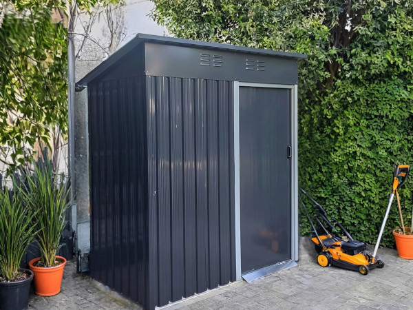 Abri à outils en métal Compact anthracite