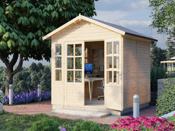 Abri de jardin Teahouse Scarlett 19 mm naturel