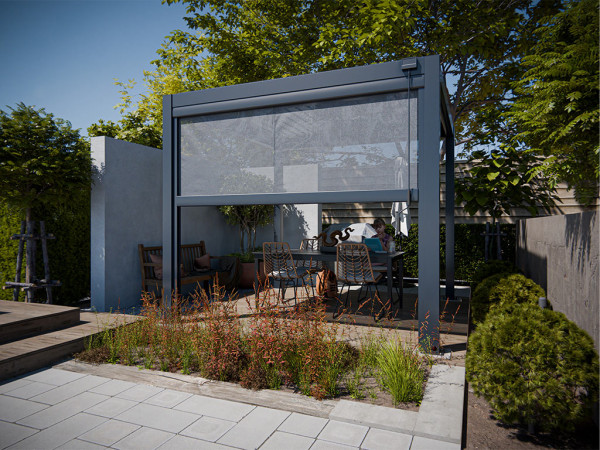 Protection solaire Anthracite pour pergola 2,9 x 2,9