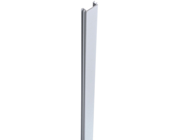 Baguettes de recouvrement des poteaux BPC Solid gris argenté 190 cm de long