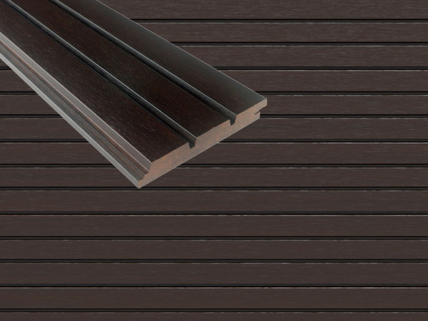 Façade Profilé en losange Thermo Bambus Symphony 40