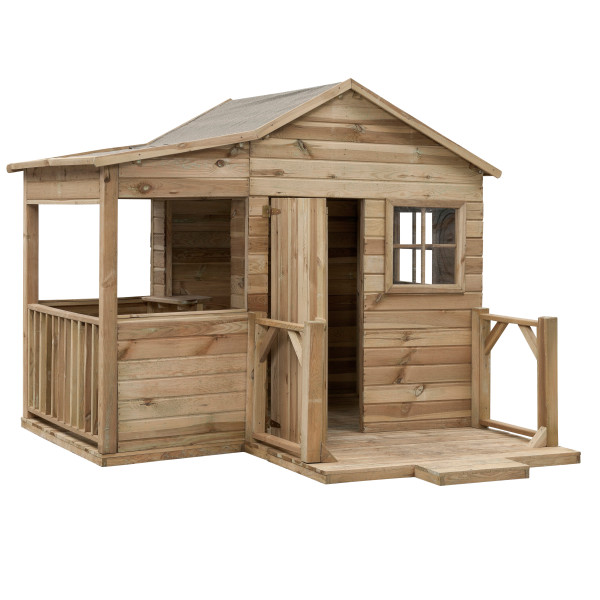 Maisonnette Laura imprégnée sous pression en autoclave