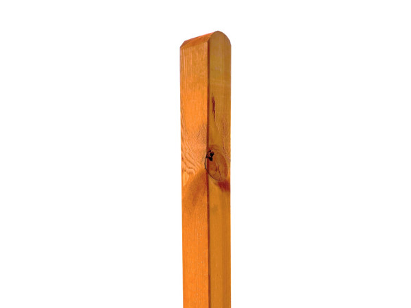 Poteau en pin raboté lasuré couleur miel 180 cm