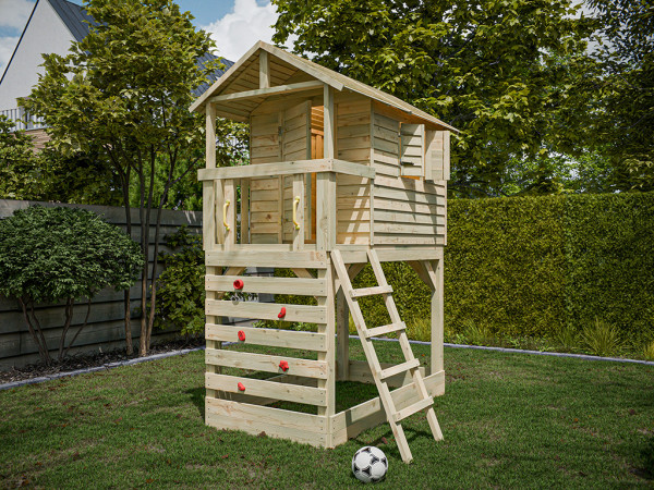 Cabane sur pilotis en bois autoclave Luis