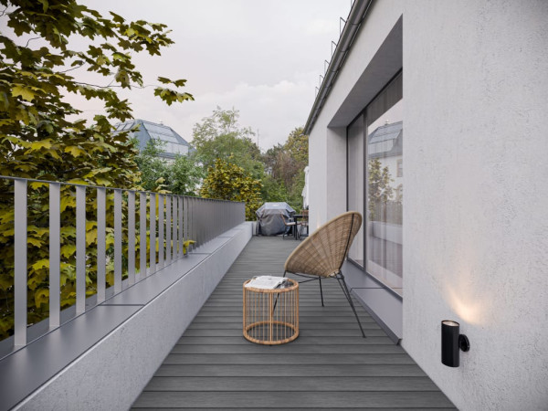 Lames de terrasse premium en composite couleur anthracite