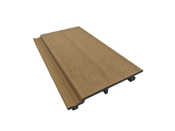 WPC quadruple profilé rhombique Oak co-extrudé