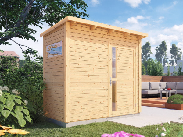 Abri de jardin Punta 1 19 mm naturel