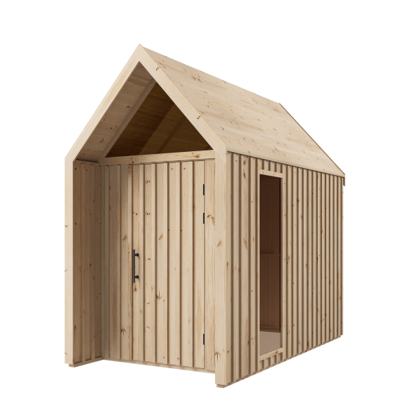 Abri de jardin ALAS Taille 1 (1622) V4 gris-beige