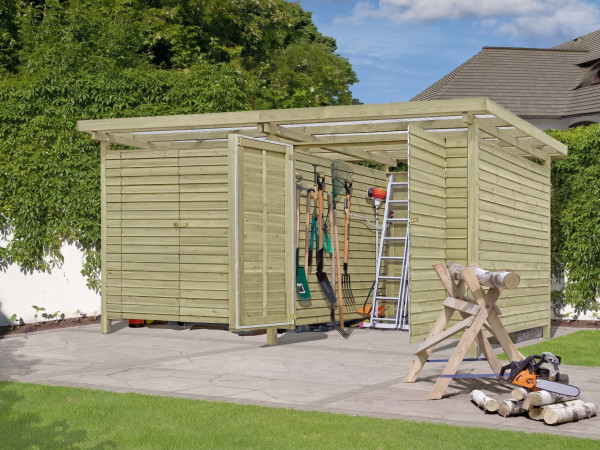 Abri de jardin Riga 9 mm imprégné en autoclave