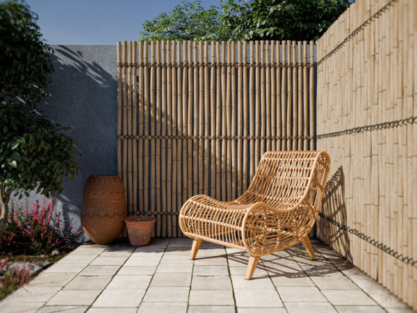 Clôture pare-vue bambou XL naturel