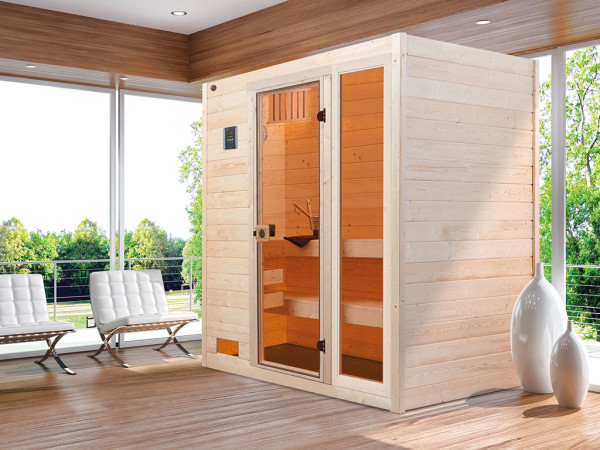 Sauna intérieur Valida 2 bois massif