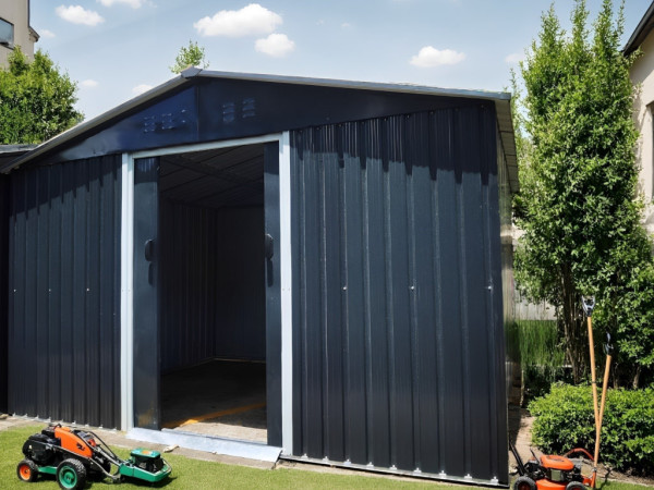 Abri métallique Classic couleur anthracite