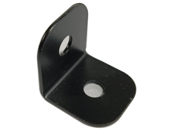 Raccord d'angle pour panneau coextrudé en aluminium noir