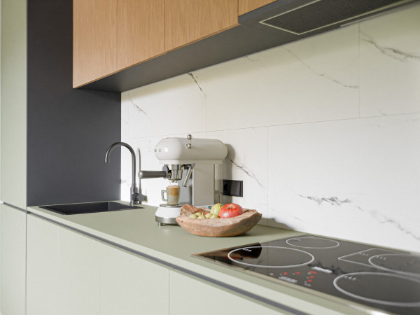 Panneaux muraux RenoVario Carrara Marbre blanc