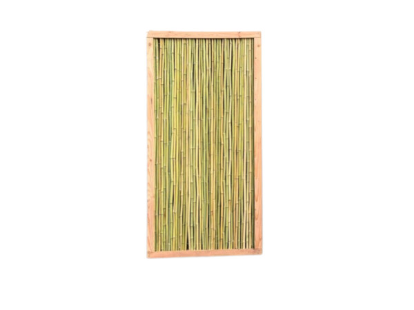 Clôture pare-vue bambou rectangle Slim