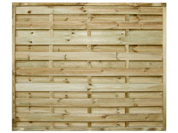 Clôture pare-vue Clôture à lamelles Bretagne Pin KDI