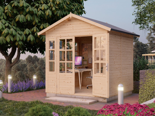 Abri de jardin Teahouse Scarlett 19 mm naturel