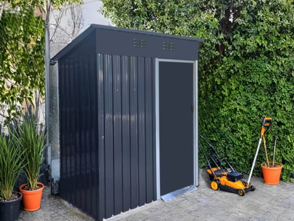 Abri métallique Compact couleur anthracite