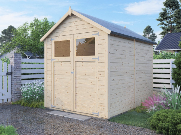 Abri de jardin Sylta 3 14 mm naturel