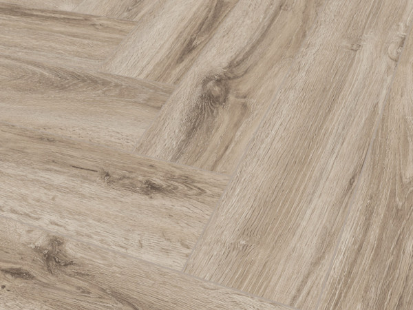 Sol vinyle The Floor « SPC Herringbone » décor chêne Vail P1003, parquet bâton-rompu