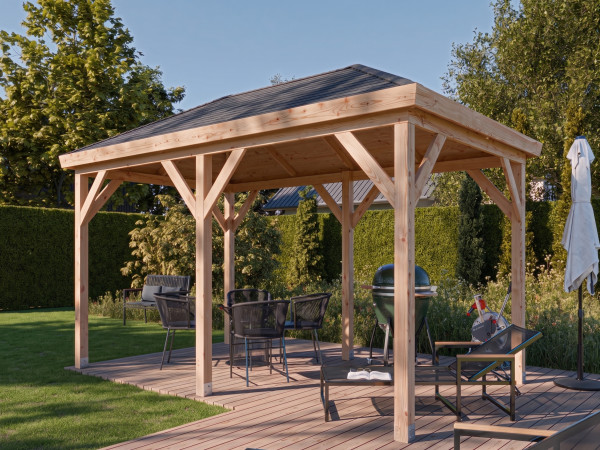 Pavillon tonnelle de jardin Samos Douglasie