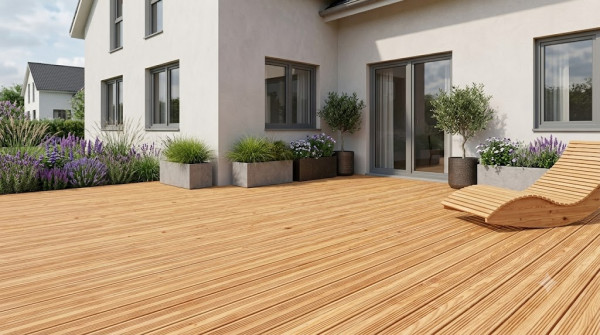 Lame de terrasse en mélèze européen D29 non traité