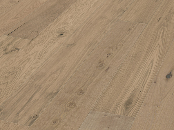 Parquet Natureflex HD 100 chêne authentique gris-beige pur 20018 lame XL