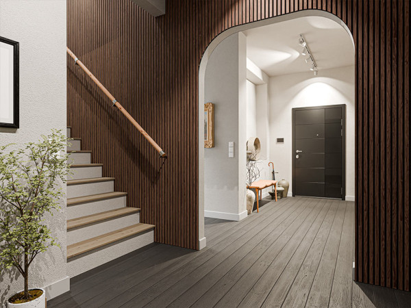 Panneaux acoustiques AURA Core chêne fumé