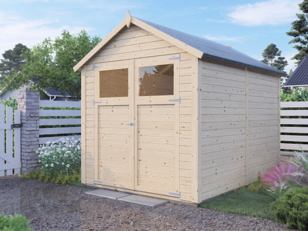 Abri de jardin Sylta 3 14 mm naturel