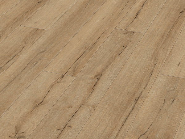 Sol stratifié « LL150 » décor chêne ancien naturel 7114, lame large