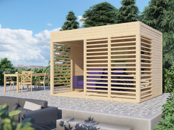 Pergola en bois Garten-Lounge 2 19mm