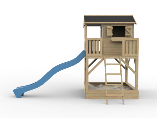 Cabane de jardin sur pilotis Funny XXL avec bac à sable KDI