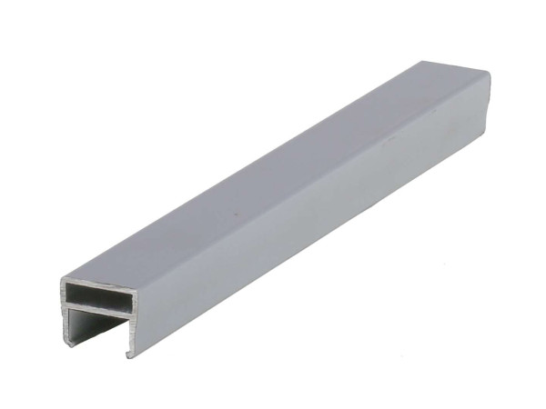 Barre de finition en aluminium argent pour clôture à composer