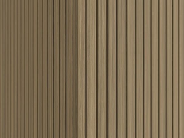 Profilé d'angle WPC Revêtement de façade co-extrudé