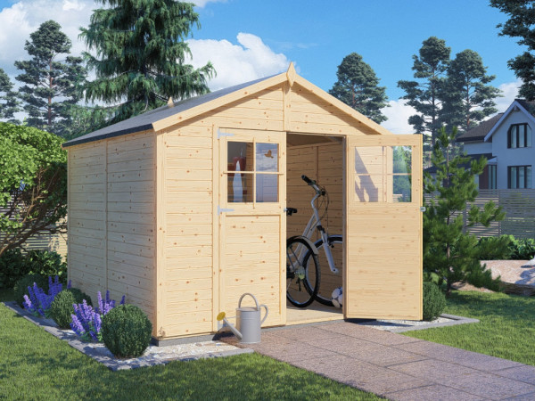 Abri de jardin Osterfeld 4 19 mm naturel