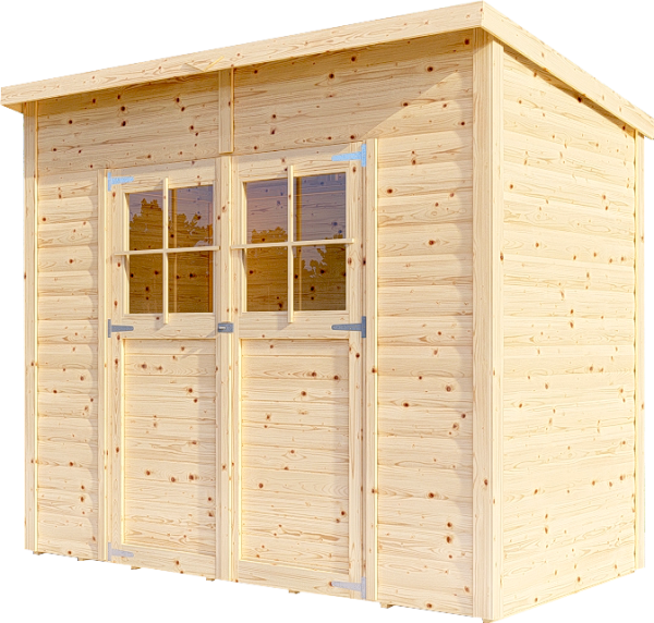 Abri de jardin Lenn 2 19 mm naturel